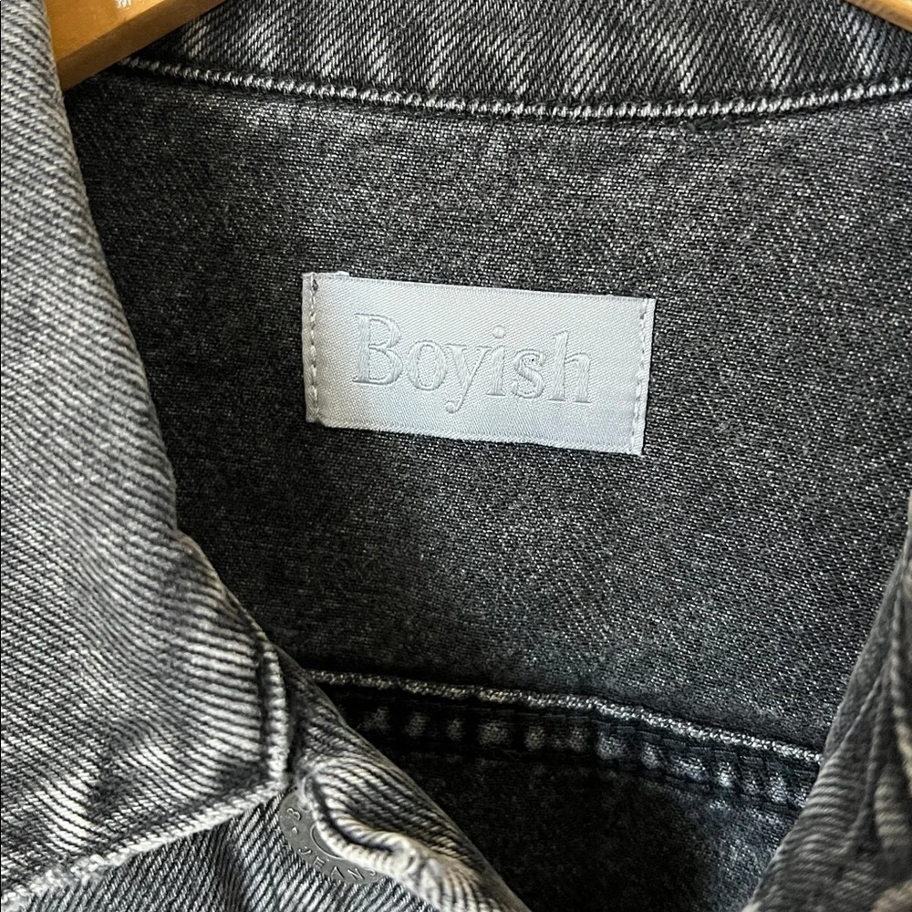 Boyish washed black ryder denim jacket - Picture 6 of 13